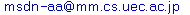 msdn-aa(at)mm.cs.uec.ac.jp
